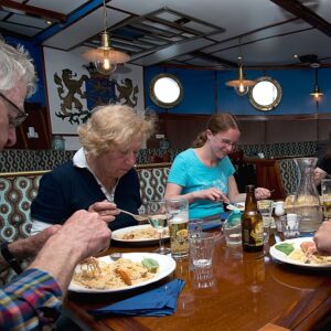 N450 schooner dinner bb