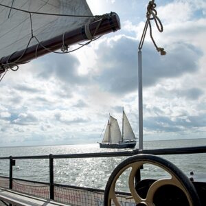 N450 schooner view of sailboat bb