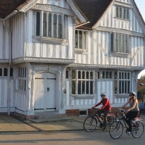 si450 lavenham guildhall cyclists across1