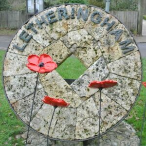 si450 Letheringham village sign XH