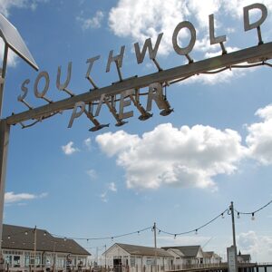 sc450 southwold pier sign