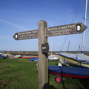 nc450 near stiffkey coastpath sign