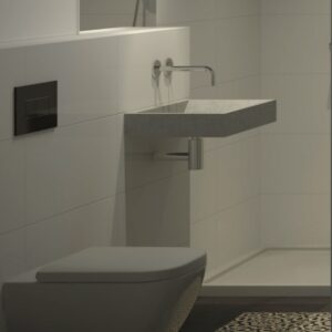 N450 M3 upperdeck suite shower art