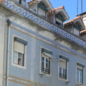 p450 lis Lisbon city tiled facade
