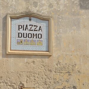 if450 matera piazza sign