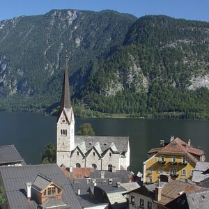 Hallstatt is ideal for Austrian lakes cycling holidays