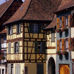 Half-timbered houses at Barr in Alsace France