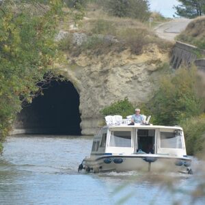 Malpas tunnel on Canal du Midi cycling holiday routes France