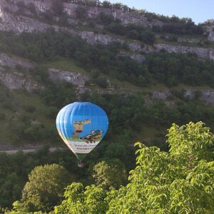 Ballooning in the Dordogne Valley France