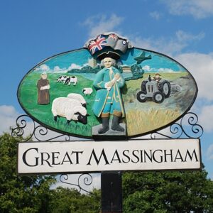 Great Massingham village sign Norfolk