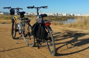Faro view Algarve cycling holidays