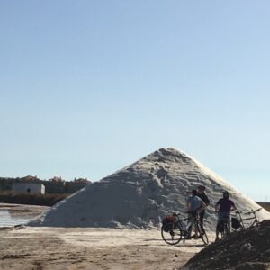 Salt pans Algarve cycling holidays Tavira