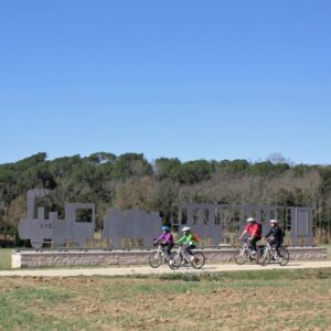Cycling the Carrilet Line, via verde cycleway in Catalonia Spain