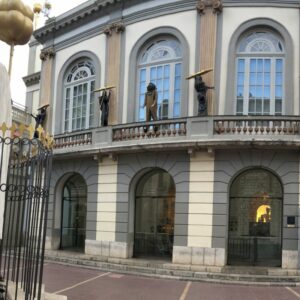 Exterior of the Dali Theatre Museum in Figueres Catalonia Spain
