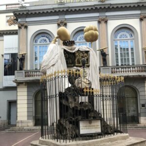 Exterior of the Dali Theatre Museum in Figueres Catalonia Spain