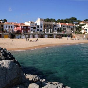 Beach at Calella Cove Catalonia Spain