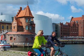 Cycling the Baltic Coast Path in Stralsund Germany